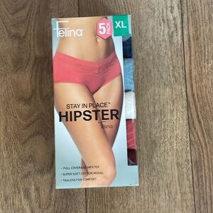 Felina Stay in Place Hipster 5-Pack